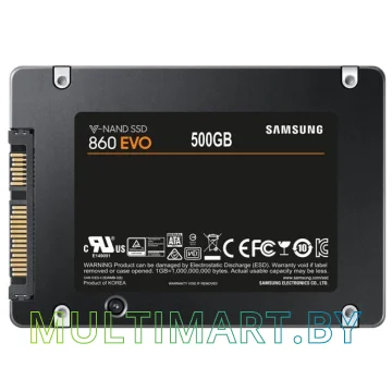 SSD диск Samsung 860 Evo 500GB (MZ-76E500BW) картинка 5